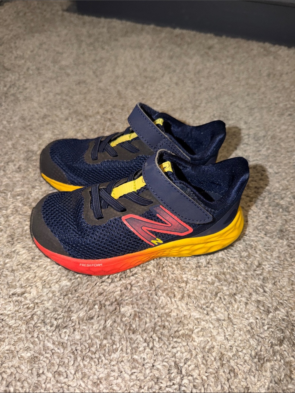 New Balance Kids Navy Sneakers